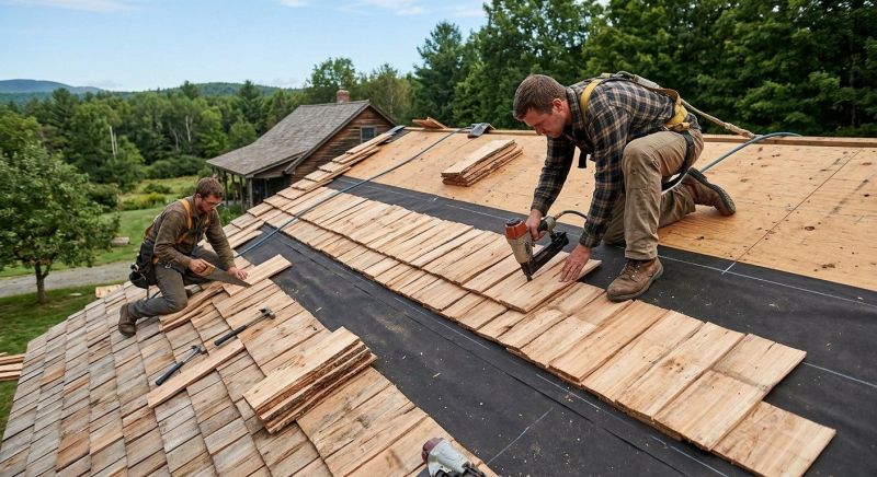 Wood Roofing Installation in Ashburn, VA