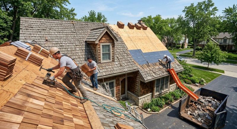 Wood Shake Roof Replacement in Harpers Ferry, WV